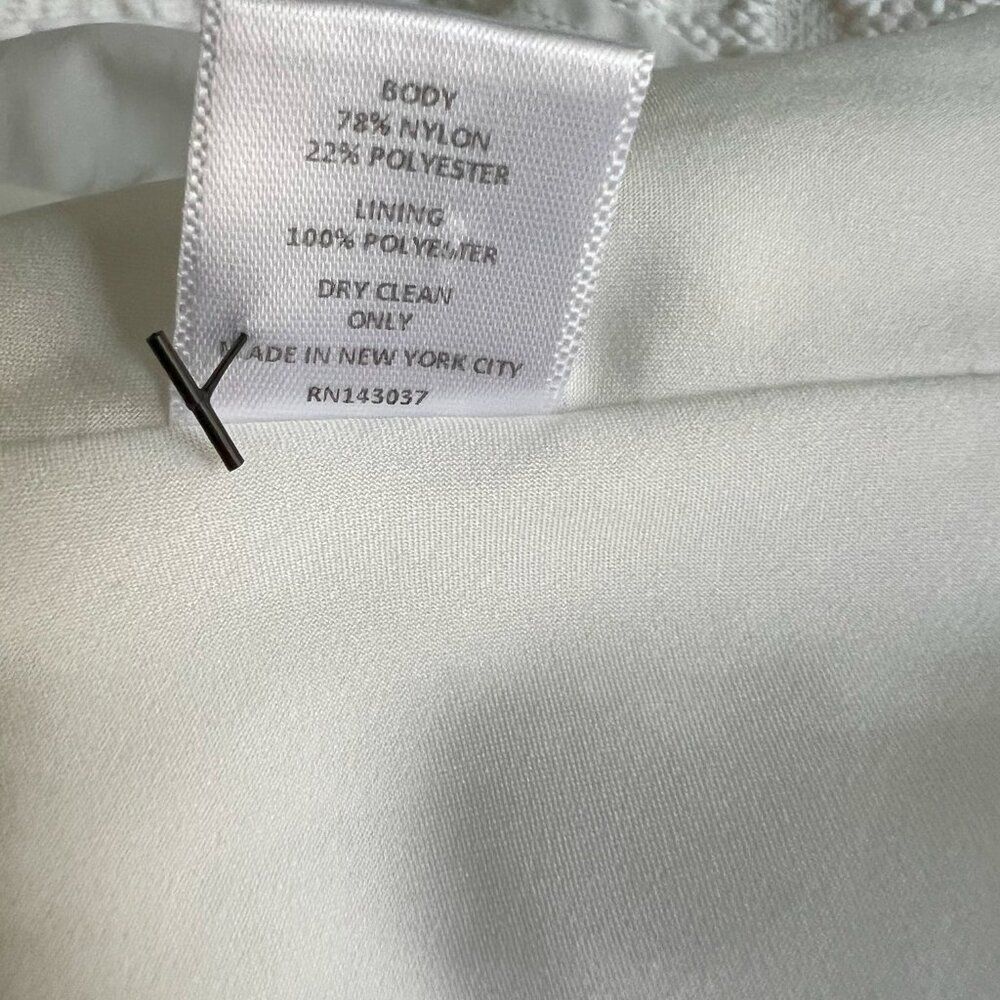 Hunter Bell Crisscross Woven Jacquard Dress in White Size 2 Bridal Bachelorette - Picture 8 of 8